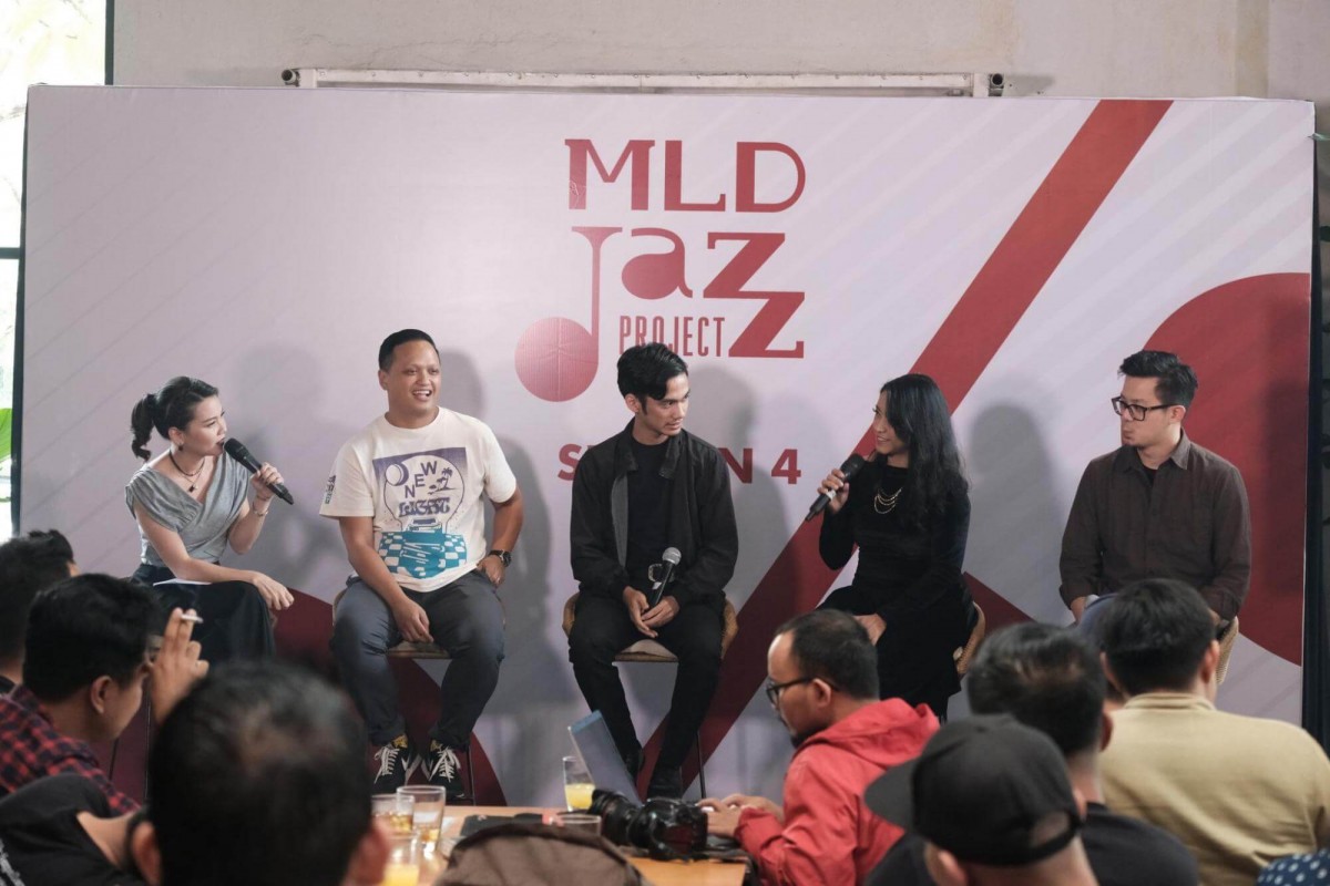 Suasana press conference album pedana MLDJAZZPROJECT Season 4